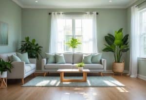 Muted Sage Green by Behr: Enhancing Modern Living Spaces